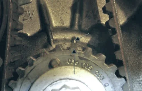 метки ГРМ гольф 4